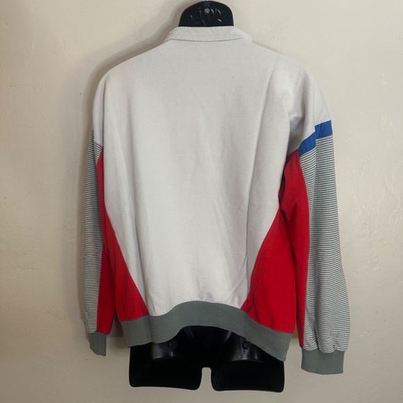 BMW Motorrad 1/4 Zip Fleece Pullover Large 22.5" armpit to armpit seams - Picture 3 of 4